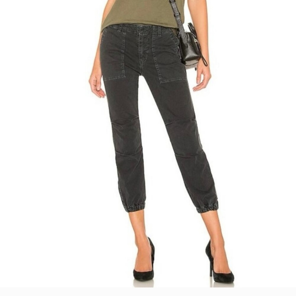 Nili Lotan Cropped Military Pant Jogger Zip 4